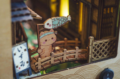 Mô hình Book Nook Sawara Town - Nhật Bản